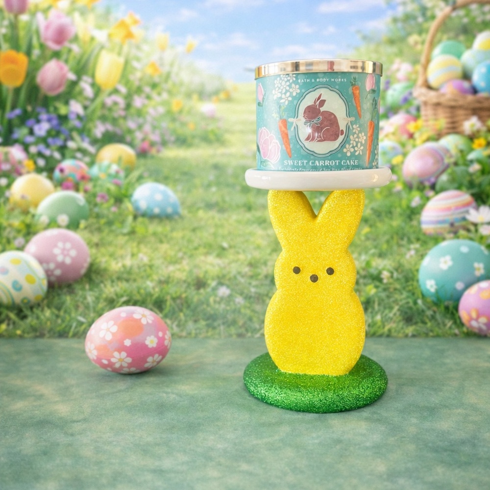 Bath & body Works peeps candle holder